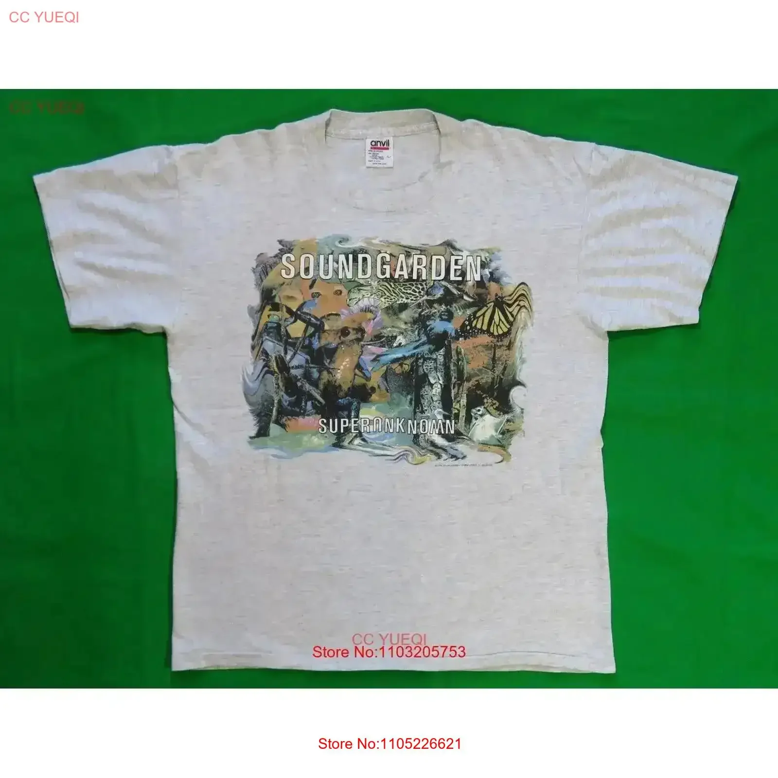 Soundgarden Vintage T Shirt 1994 Superunknown Tour Anvil Tag Seattle Grunge Band Washed Top For Everyday Wear vintage Washed