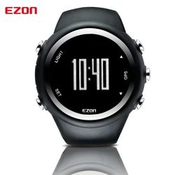 Ezon-t031 relógio à prova d'água com gps e contador de calorias para esportes, corrida e fitness, à prova d'água até 50m, marca top