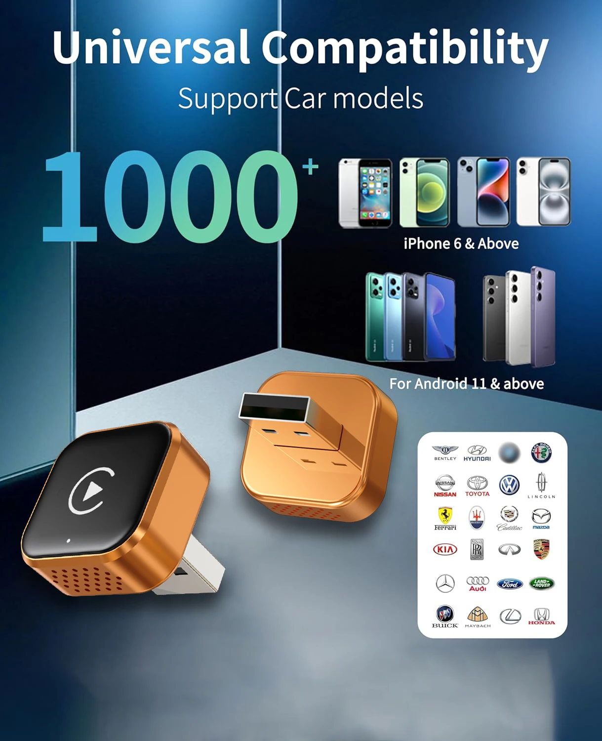 2026 Wireless CarPlay Wireless CarPlay Adapter for Original Car Screen Premium Wireless CarPlay Box Better Experience Carplay
