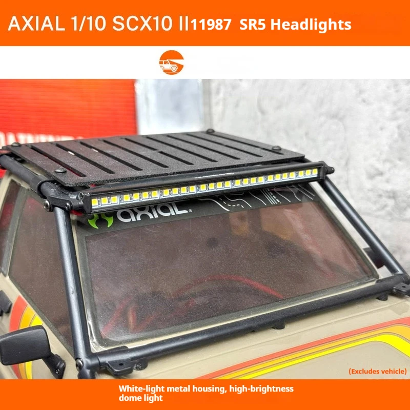 AXIAL 1/10 SCX10 III 1987 SR5 Roof Light Bar LED Spotlight Upgrade Kit for RC Car Crawler DIY Accessory Set