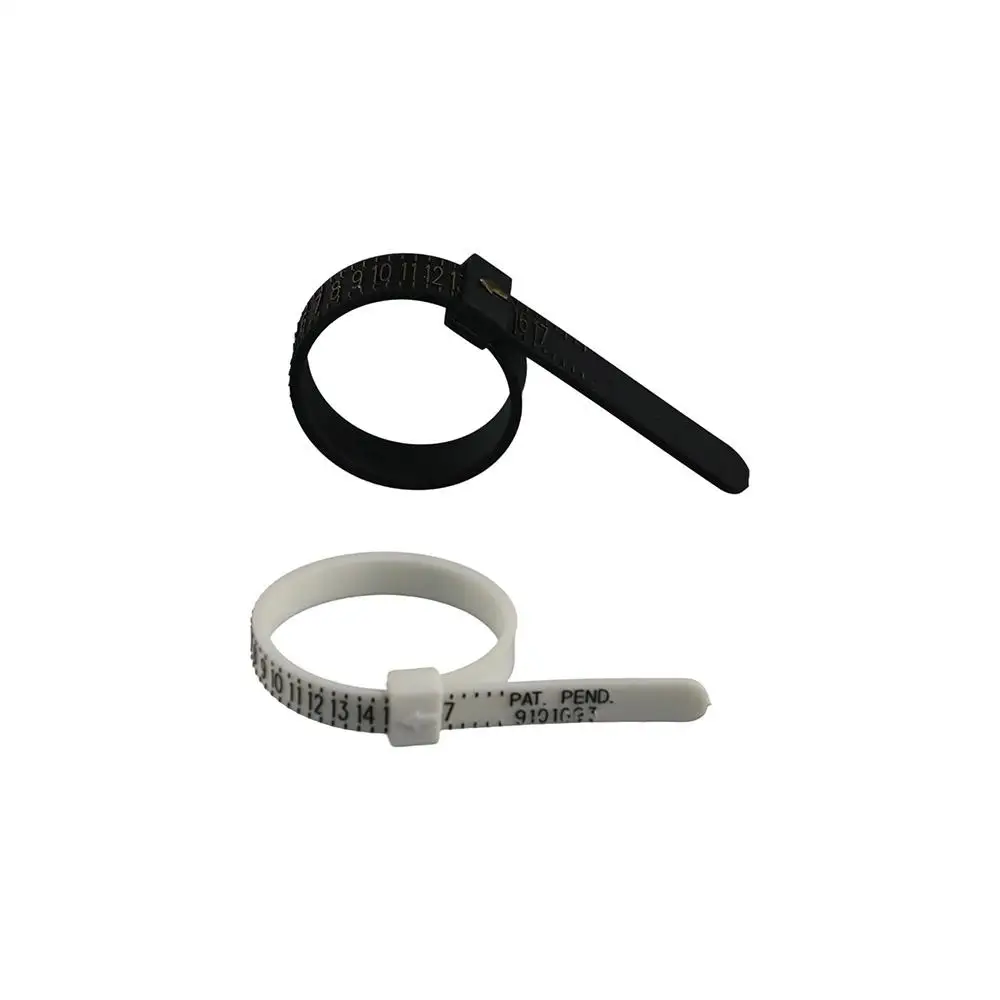 Accurate US Sizer Reusable Plastic Gauge Accessory Ring Sizer Measure Tools Jewelry