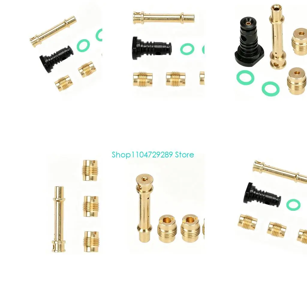 D8KE Carburetor Jet Repair for Predator 212cc Application, Metal Parts and Tube Piece with Rubber Rings for Maintenance
