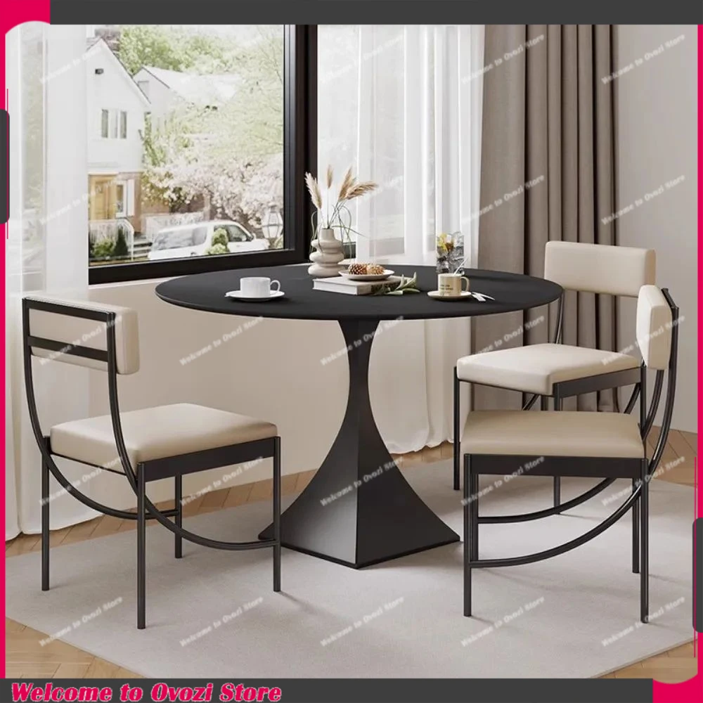 

Organizer Luxury Dining Table Living 6 Seater Minimalist Waterproof Dining Table Round Luxury Muebles De Cocina Home Furniture