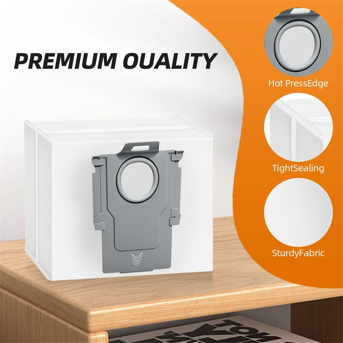 FZFZ 14팩 대용량 진공백 (Q5, Q5 Pro+, Q8 MAX, Q8Max+, MAX, S8 Pro Ultra, S8, S7 MAX 진공청소기용)