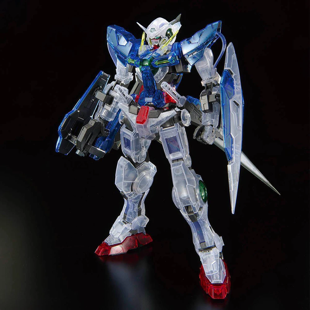 NEW Bandai MG The Gundam Base Limited GN-001 GUNDAM EXIA (Clear Color) 1/100 Scale Assembly Action Robot Figure Model Kit