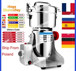 Parts Free Big Capacity 800G 3000W Herb Grinder Coffee Machine Grain Spices Mill Medicine Wheat Mixer Dry Food Grinder