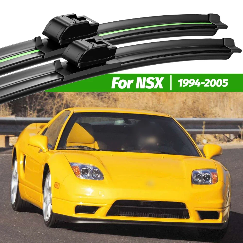 

For Acura NSX 1994-2005 2pcs Front Windshield Wiper Blades 2000 2001 2002 2003 2004 Windscreen Window Accessories