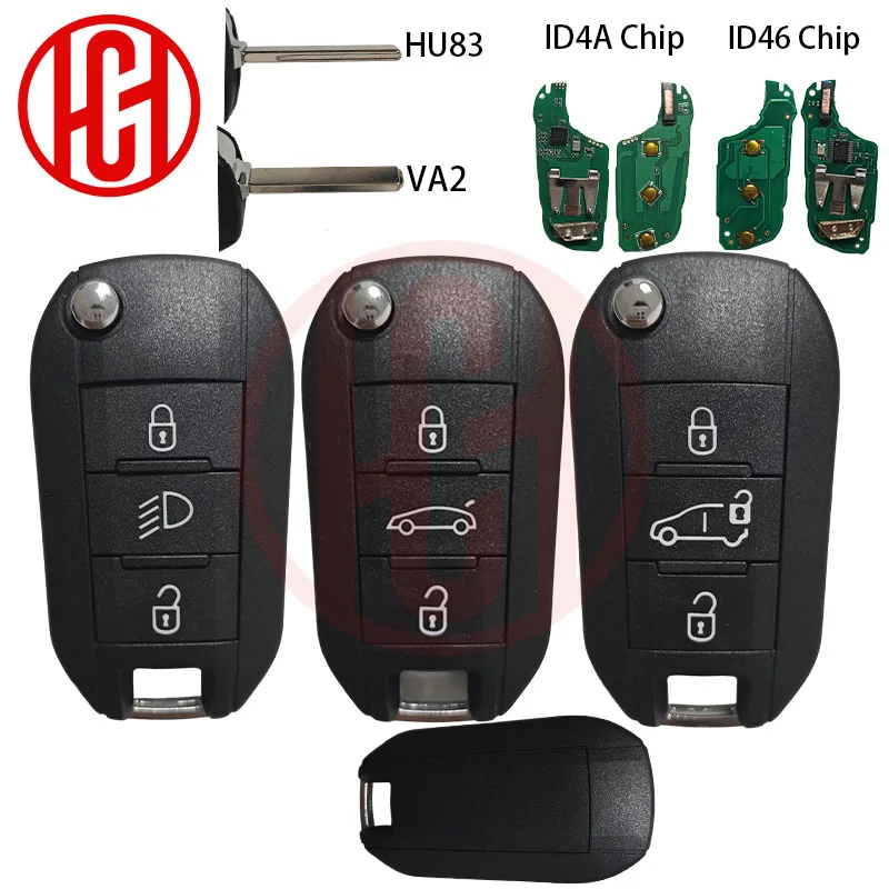 

HUF8435 ID4A For Peugeot Expert 308 3008 408 508 C3-6/5FA010 ID46 For Peugeot 208 2008 301 308 508 5008 Citroen C2-4-Cactus