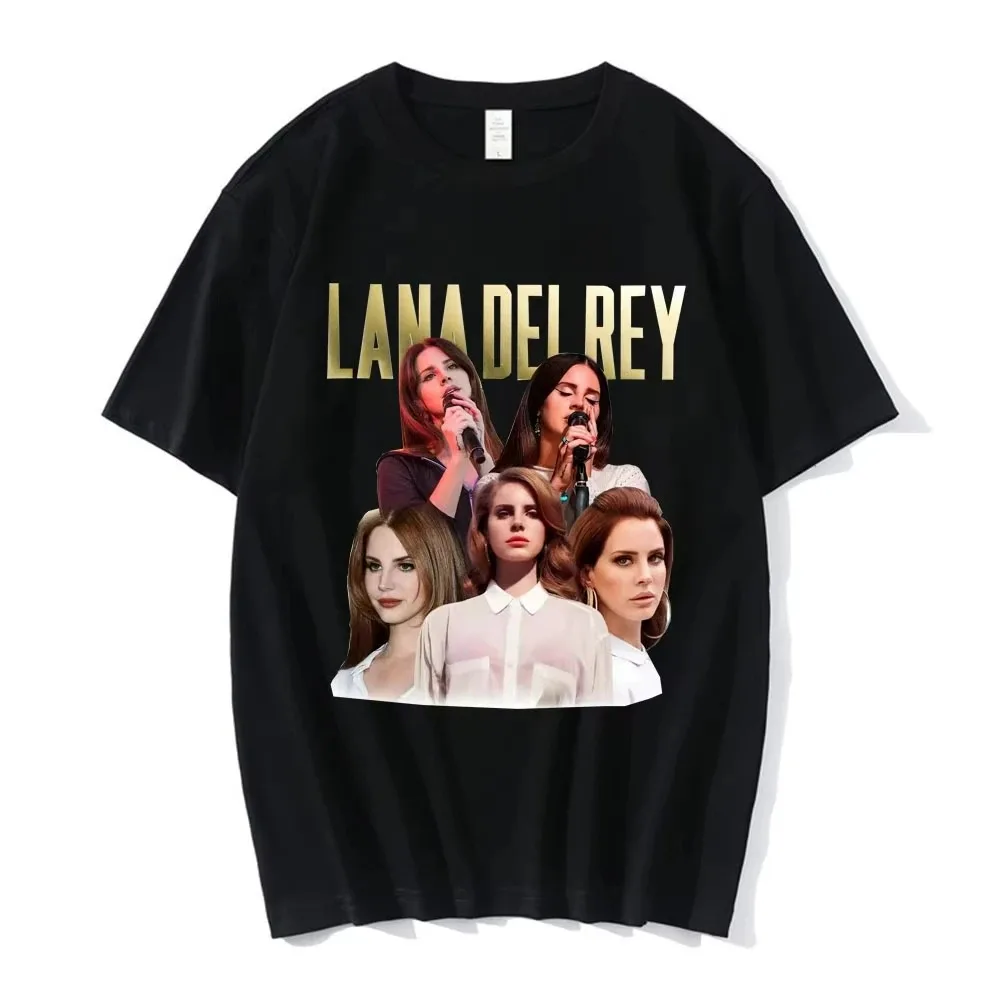 90er Jahre Sänger Lana Del Rey Ldr Segeln Grafik T-Shirt Unisex Harajuku Männer Vintage Kurzarm T-Shirts Übergroße T-Shirts Streetwear