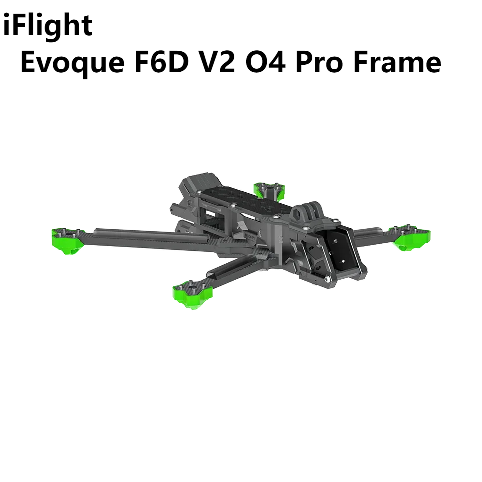 

iFlight Nazgul Evoque F6D V2 O4 Pro FPV DeadCat(DC) Frame Kit 6inch F6D with 6mm arm for FPV parts