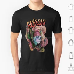 Genesis Supper'S Ready Gabriel T Shirt Big Size 100% Cotton Genesis A Flower Phil Collins Program Music Band Peter Gabriel And