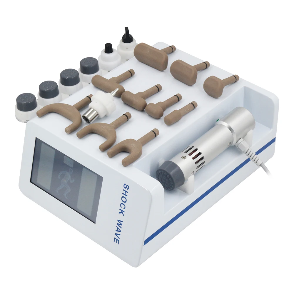 300MJ Shockwave Therapy Machine For ED Treatment Low Back Pain Relief 2 IN 1 Spinal Correction Massage Chiropractic Gun Newest