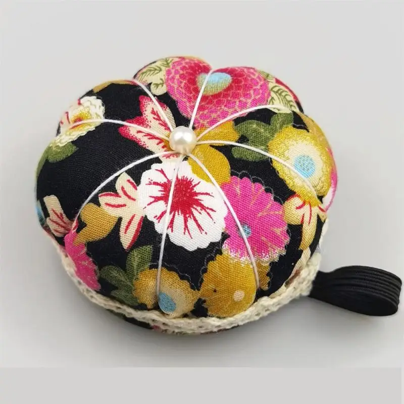 2PCS Wrist Printing Pin Bag Convenient Storage Exquisite Portable Sewing Tool Sewing Kit Healthy Retro Pin Cushion
