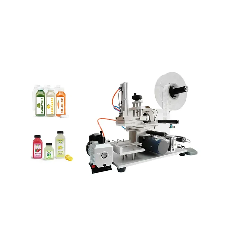 Automatic Production Date Logo Glass Bottle Pattern Sticker Adhesive Machine Commercial Square Bottle Labeling Machine