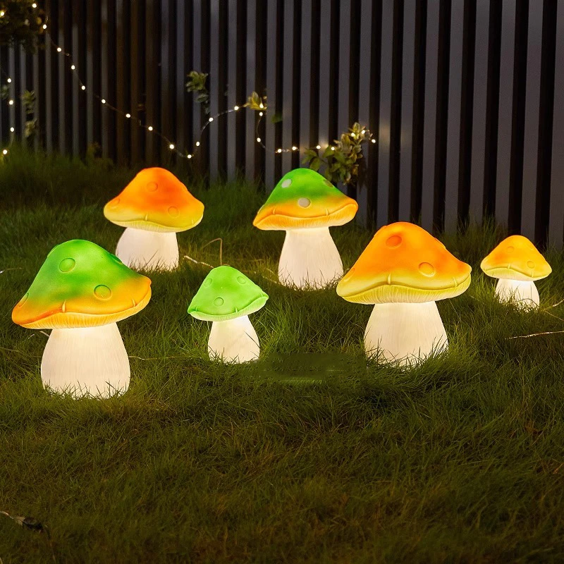 

Luminous mushroom lamp lawn solar LED outdoor lighting solar lamp outdoor garden decoration outdoor garden lamp