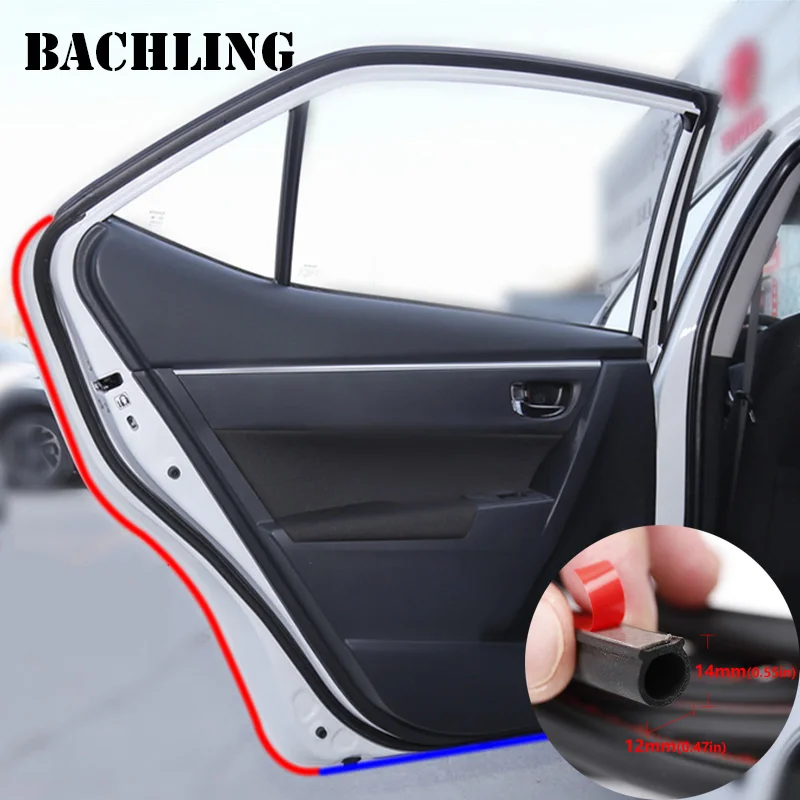 Car Door Seal Strip Auto Rubber Z P D Type Seals Noise Insulation Anti-Dust Soundproofing Auto Sealing Strips Accessories