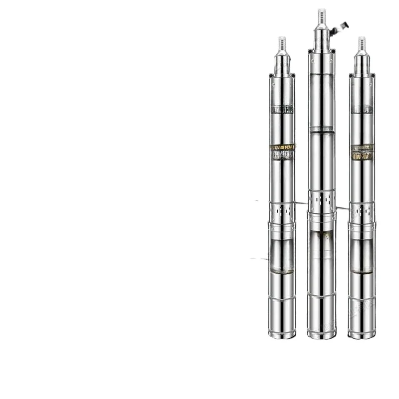 Stainless steel deep well pump 220V household well water pump three-phase 380V sand-resistant high-lift pump
