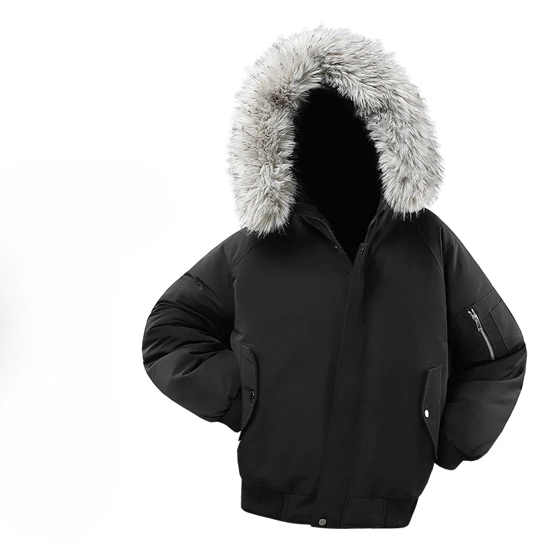 

High Quality Fashion Winter Warm Men Parkas Thickened Windproof Hooded Clothing 2026 Casual Daily Male Cotton Jackets Hot Sale