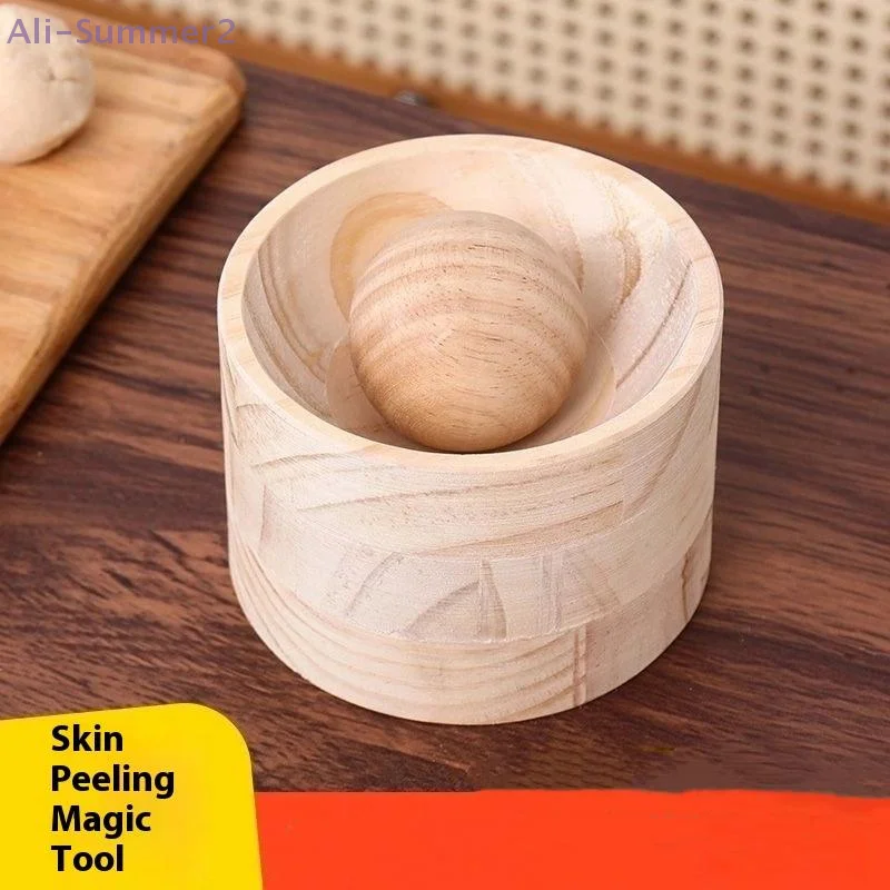 {MX} Wood Dumpling Maker Mold And Ball Manual Dough Skin Presser Hand Pie Rolling Ball Quick Dumpling Wrapper Making Tool