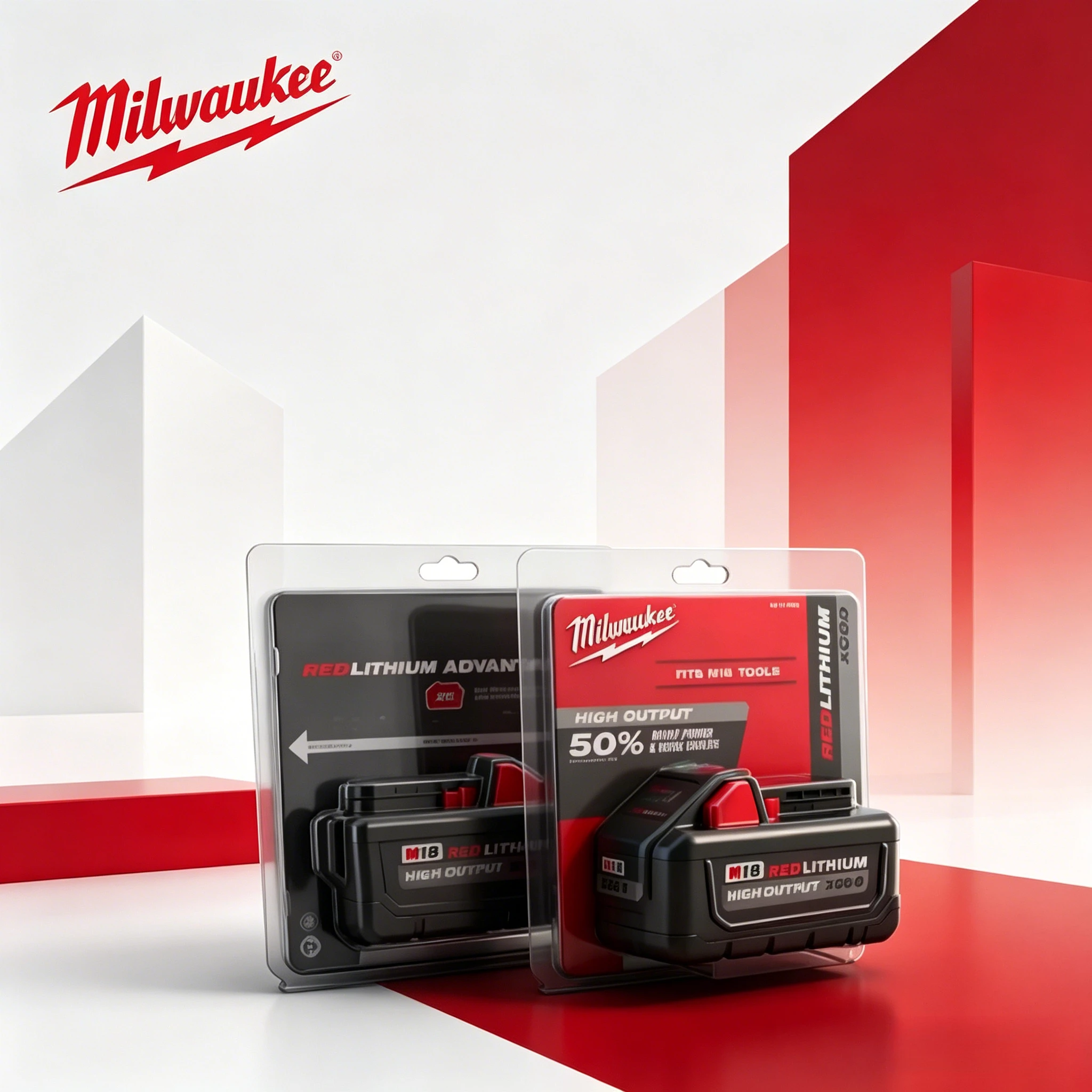 

Milwaukee M18 REDLITHIUM XC8.0 Battery, Powerful Output, Widely Used for Drills, Impact Wrenches And Cutting Tools Battery