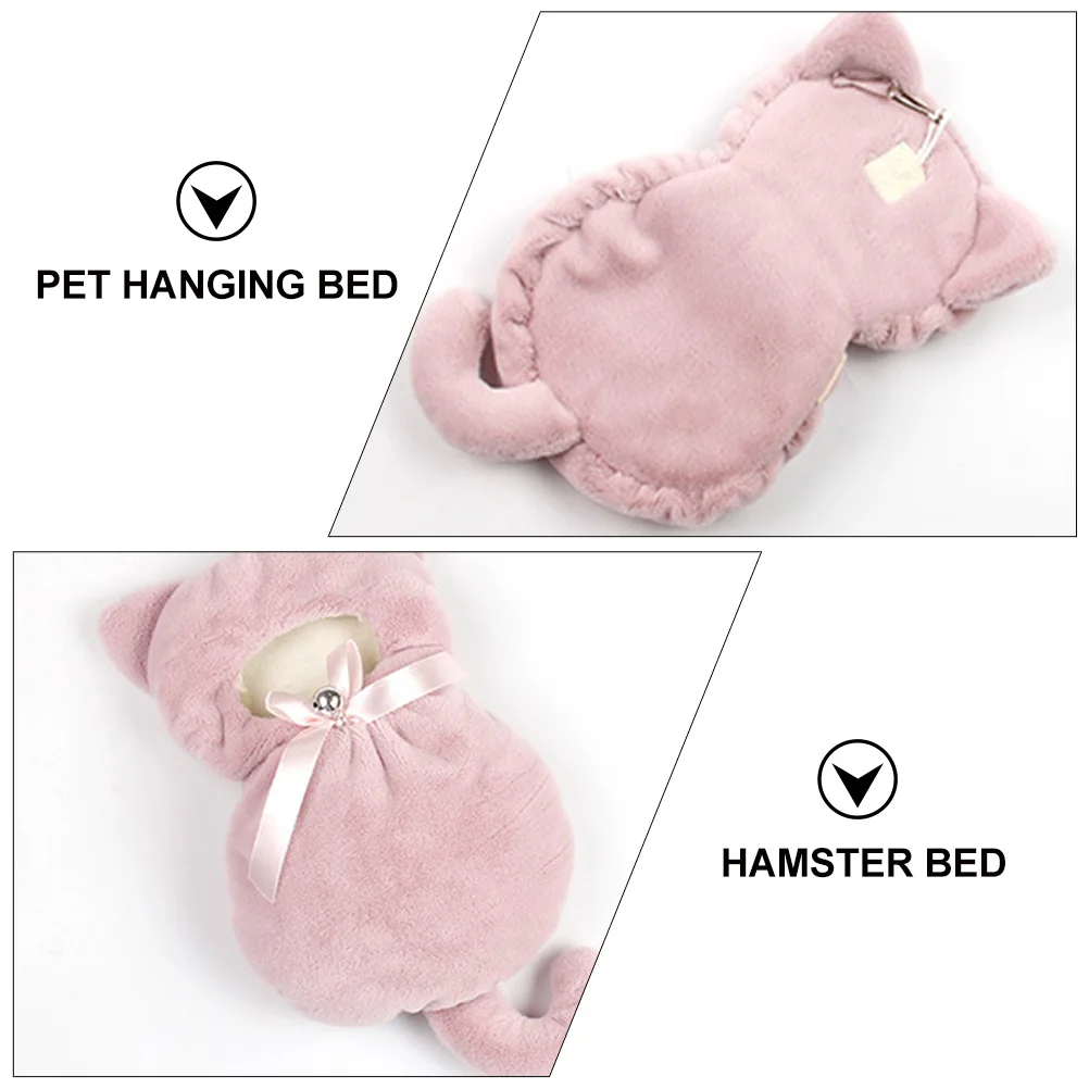 

Small Hammock Hamster Nest Pet Bed Hanging Basket Rat Cage for Soft Fabric Hammocks