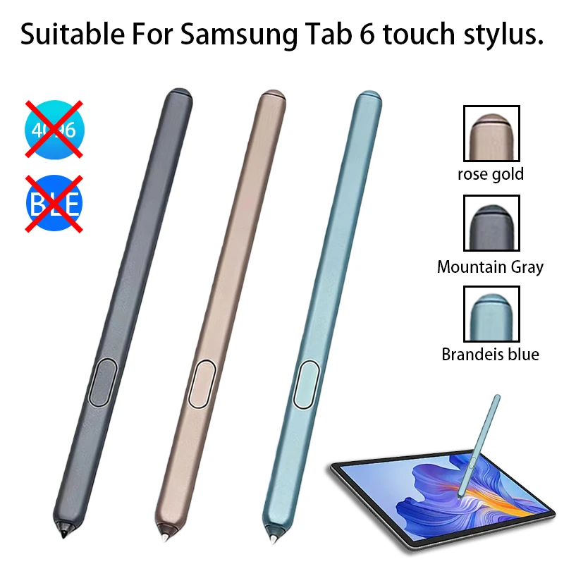 For Galaxy Tab S6 Touch Screen Stylus S Pen Replacement Part For Samsung Galaxy Tab S6 T860 T865 Tablet Pen(Without-Bluetooth)