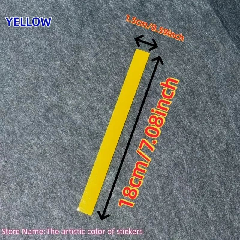 12 O'Clock Steering Wheel Marker Stickers PVC Position Indicator Decals Universal Car Motorcycle Interior Decor 2PCS