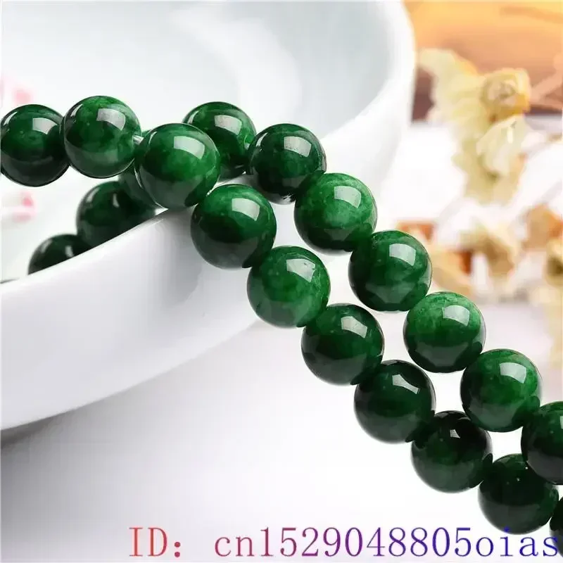 Natural Green Real Jade Beads Accessories Gift DIY Luxury Amulets Designer Stones Charms Jewelry Making Carved Emerald