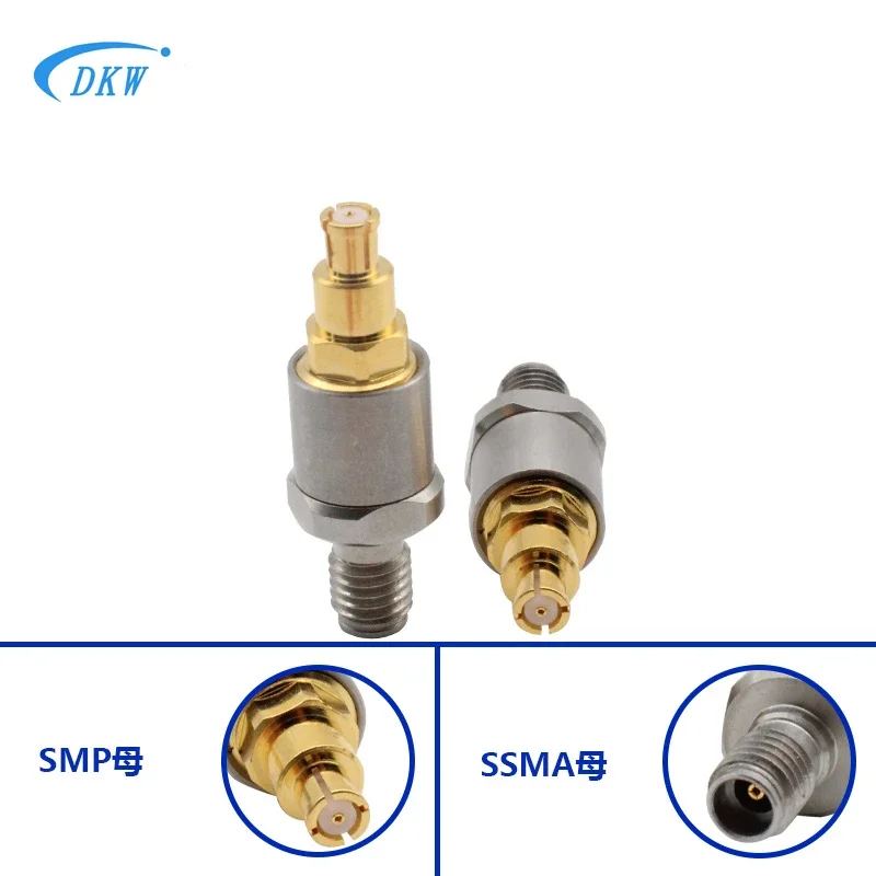 

Millimeter wave adapter SSMA female to SMP female 40GHZ high frequency connector SSMA to GOP test