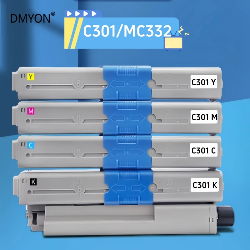 

DMYON Toner Cartridge Compatible for OKI 301 For C301DN C321DN MC332DN MC342NDN MC342DNW Printers Toner Cartridges