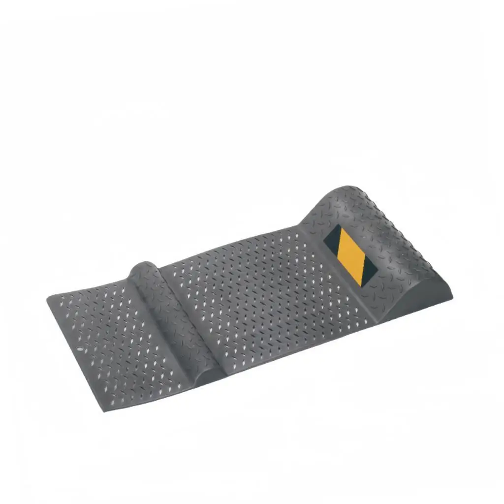 2 Pieces Parking Mat Parking Guide Blocks Anti Skid Black for Garage Floors Professional Parking Curb Wheel Stopper Parking Aids