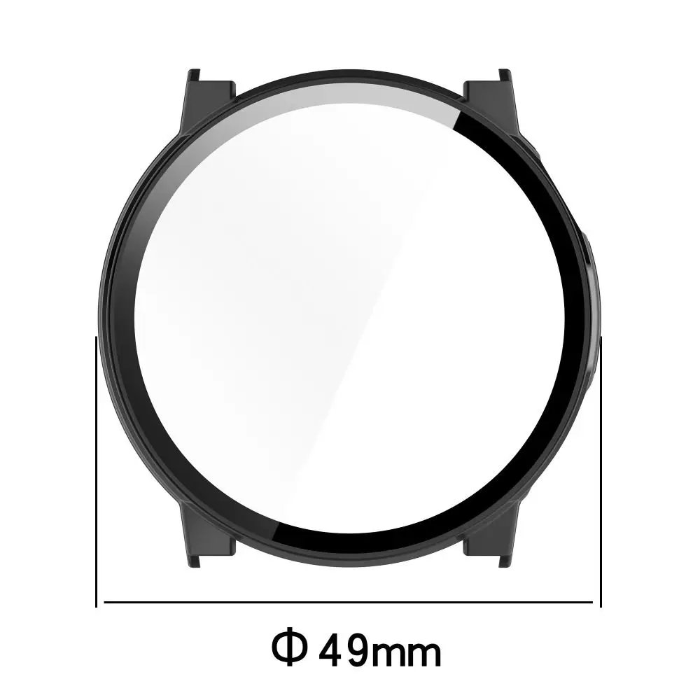 PC+Tempered Protective Case Anti-Scratch Full Coverage Screen Protector Bumper Smart Watch Accessories for COROS PACE Pro