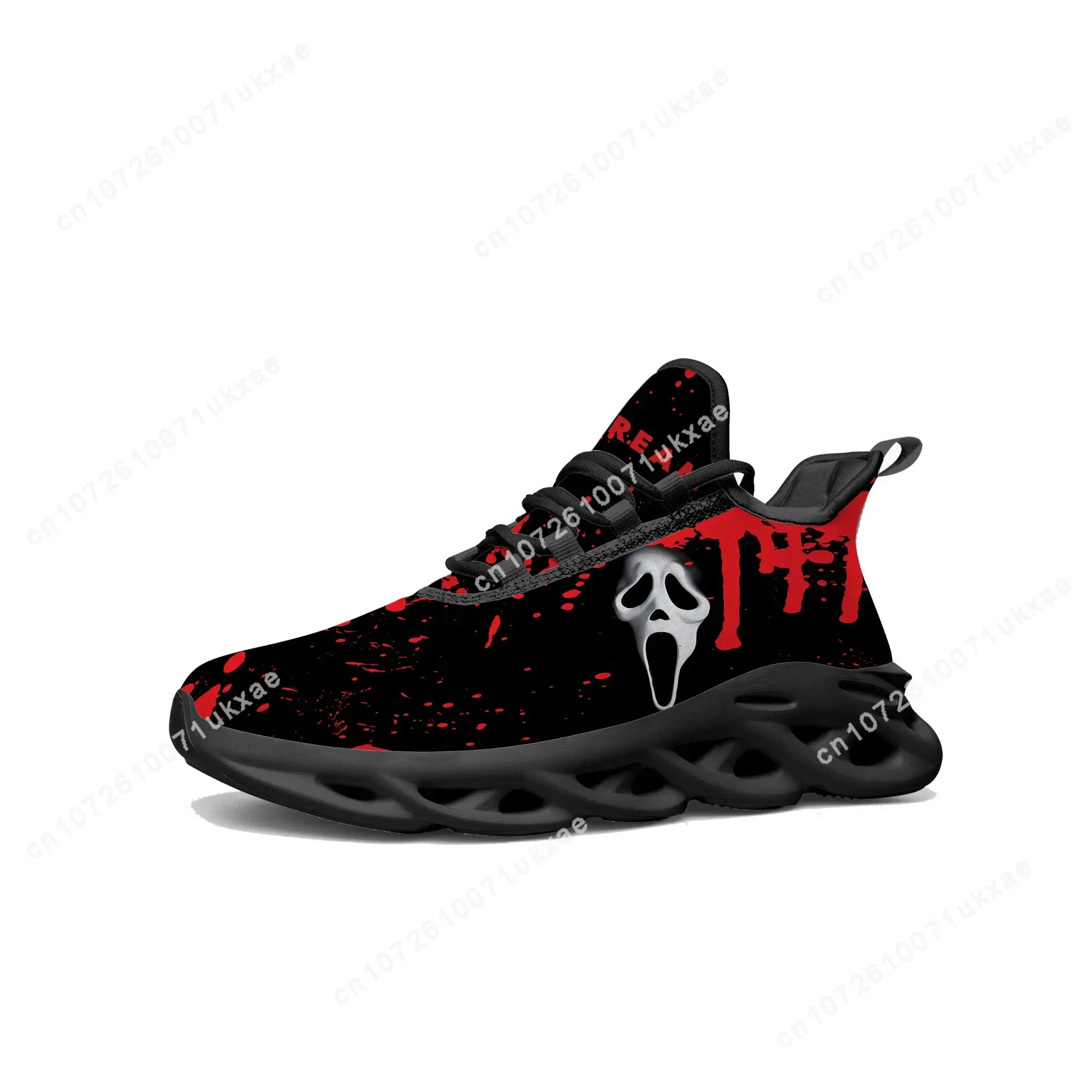 S-Screams Movie Billy Loomis Halloween Flats Sneakers Men Women Sports Running Shoes High Quality DIY Sneaker Customization Shoe