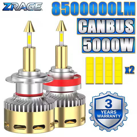 H4 H7 LED Headlights Bulbs CANBUS H1 H8 H9 H11 5500W High Birghtr Diode Lamps HB3 HB4 9005 9006 For Car Projector Lense 6500K