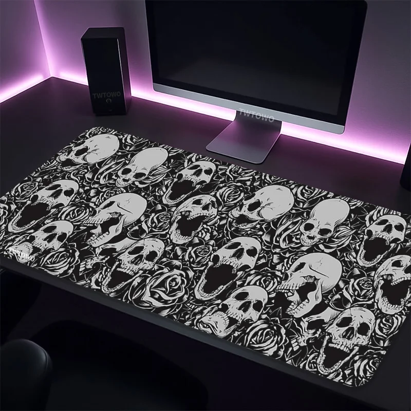 Mouse Pad Gaming Gothic Skull XL Home New Computer Large Mousepad XXL Mouse Mat Soft Carpet Office Laptop Desktop Mouse Pad