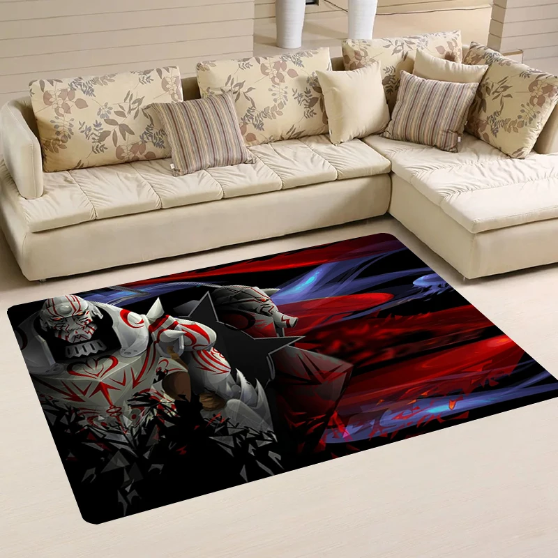 Kitchen Rug Anime F-Fullmetal Alchemist Home House Entrance Mat Rugs Carpets Balcony Room Mats Foot Carpet Doormat Door Bathroom