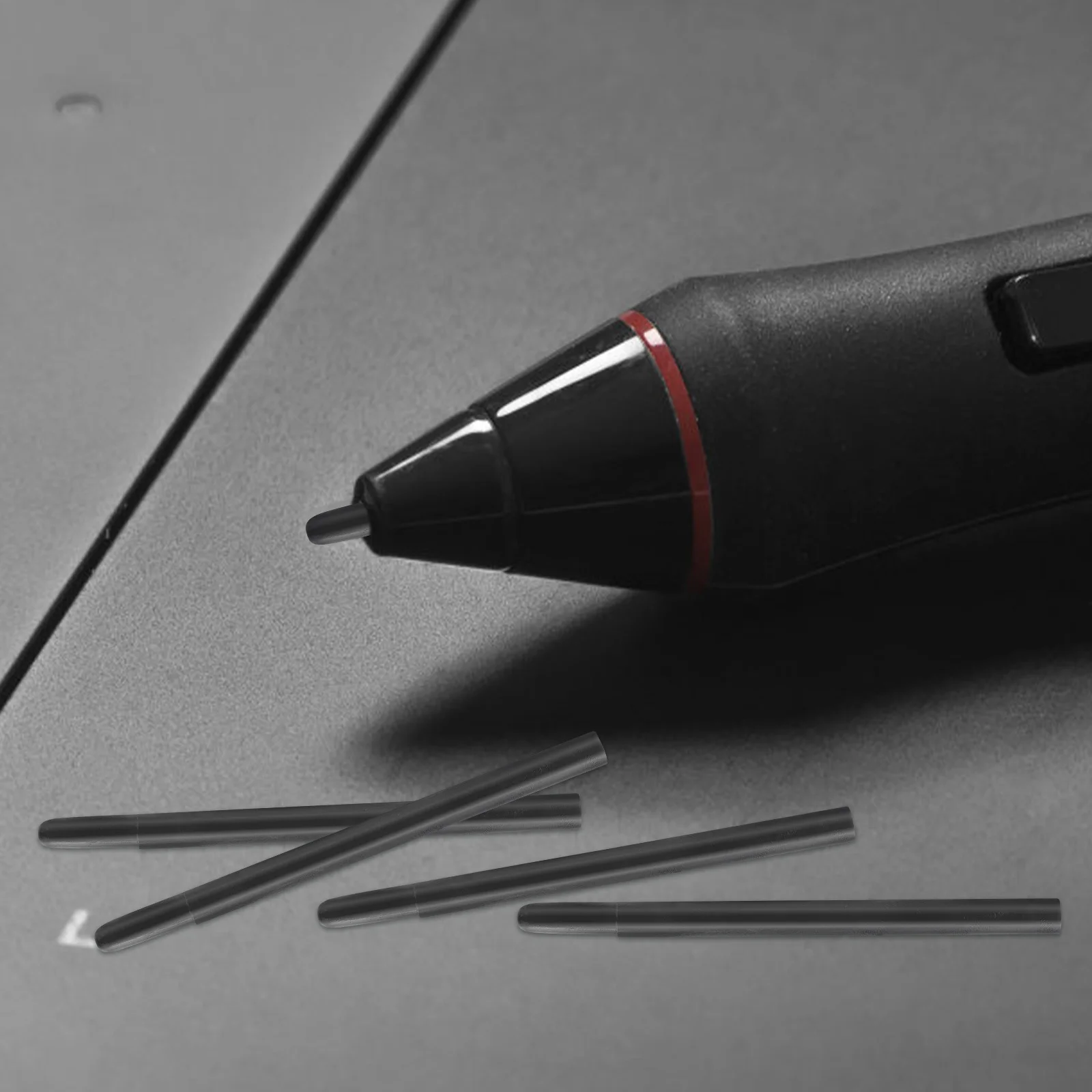 30 قطعة من أطراف أقلام الرسومات اللوحية، ملحق مفيد، تشغيل سريع يدوم طويلاً متوافق مع استبدال طرف Wacom Pen Nibs
