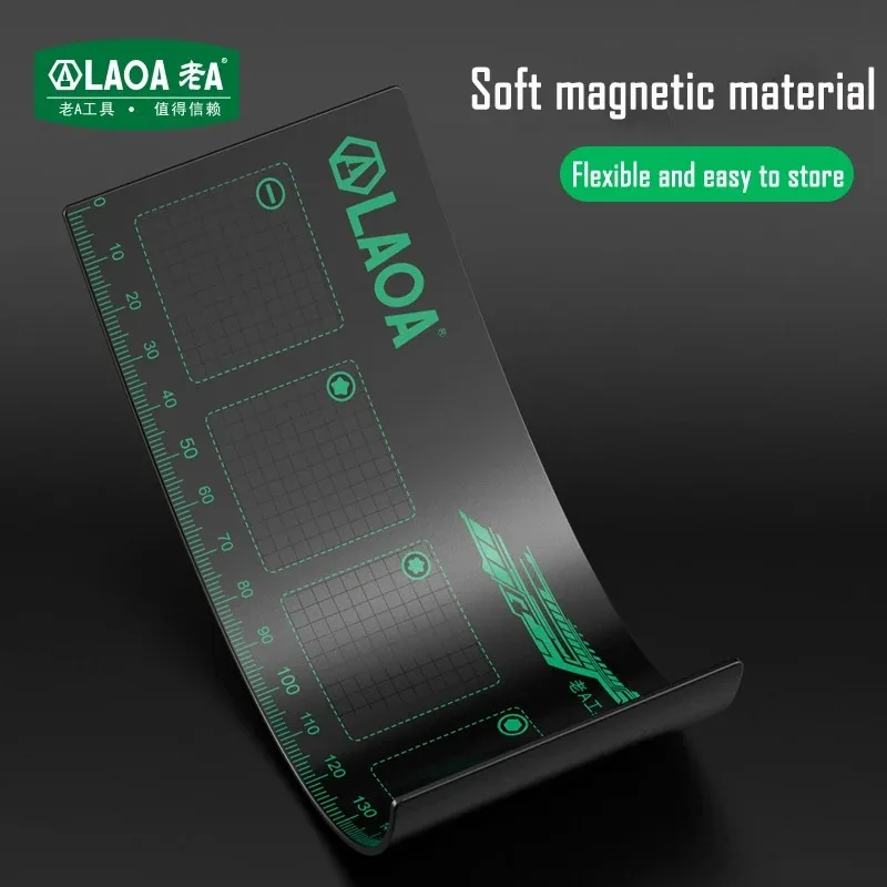 LAOA Magnetic Screw Storage Mat Double Side Soft Magnetic Holder Pad Portable Anti-lost Organizer for Phone Electronics Repair