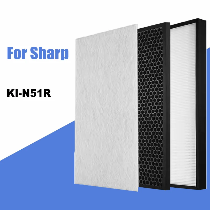 Replacement Hepa Filter and Activated Carbon Filter for Humidifier Filters Sharp KI-N51R