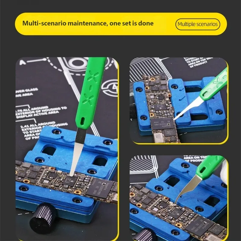 TE-212 Stainless Steel Manual Grinding Edge for CPU Repair Chip Pry Tool for Delamination and Edge Glue Cleaning