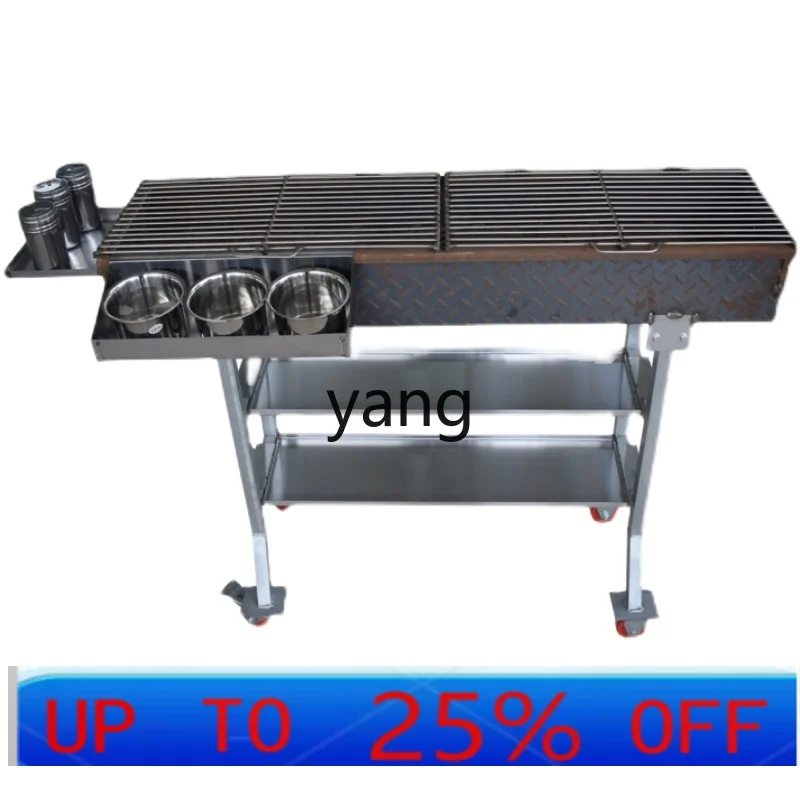 

Коммерческий киоск LTT, ночной рынок, еда, расширенная угольная печь, грузовик для барбекю