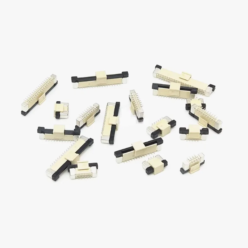 5/10pcs FPC FFC socket 0.5mm Pitch 4 5 6 8 10 12 16 18 20 26 28 30 34 40 50P 54 60 Pin Vertical Type Ribbon Flat Cable Connector