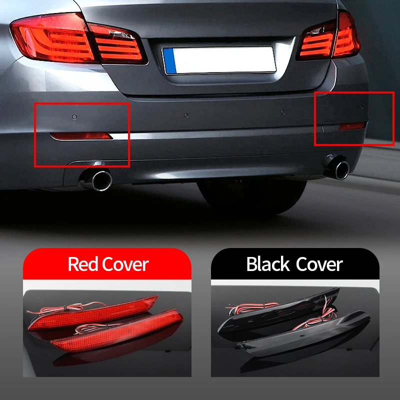 

2PC LED Rear Bumper Light Lamp For BMW F10 F11 F18 5-series 520d 520i 523i 525d 528i 530d 530i 535d 535i 550i ActiveHybrid 09-14