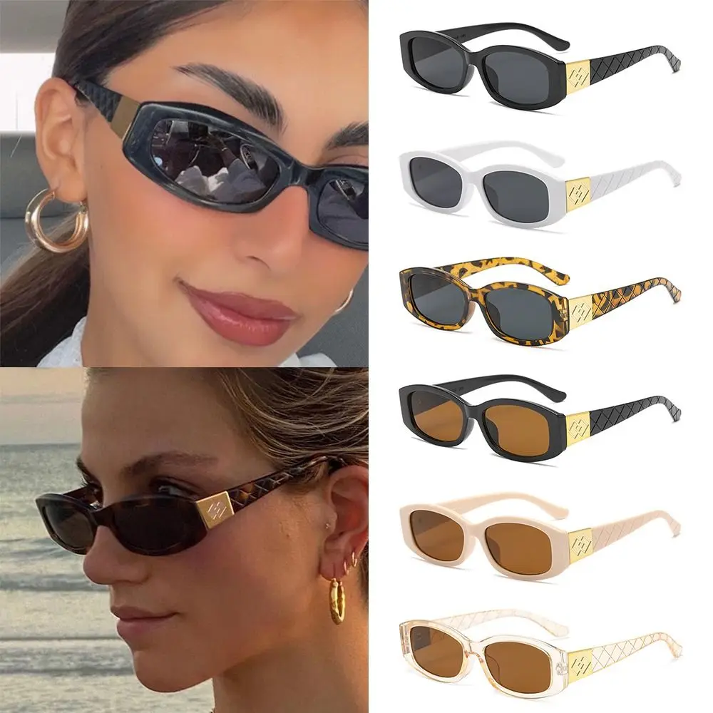 2024 Fashion Oval Small Frame Sunglasses Trendy Unique Ladies Sun Glasses UV400 Protection Summer Eyewear for Women & Men