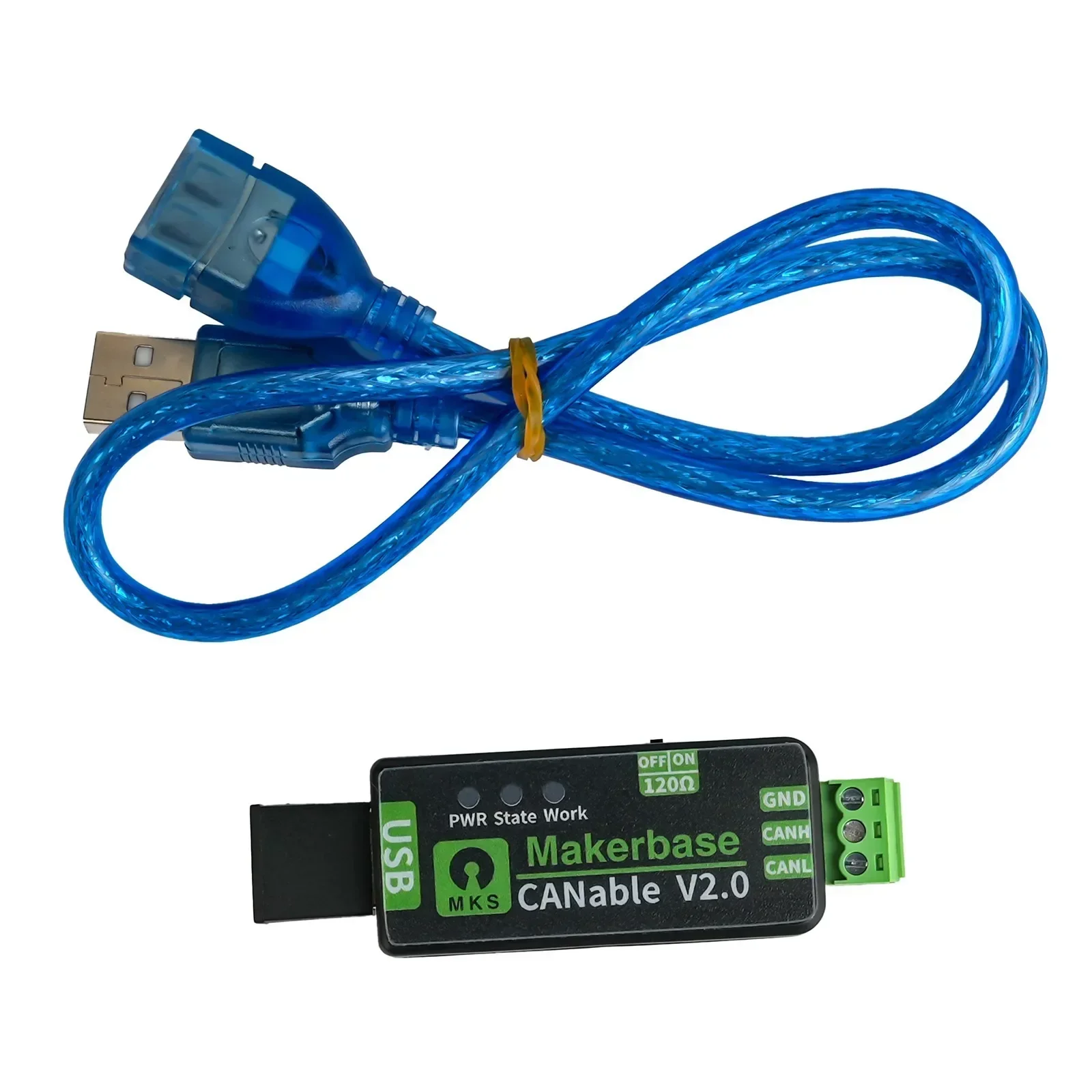 MKS CANable V2.0 S CZN analyzer with protective shell USB to CAN adapter with 0.5M cable
