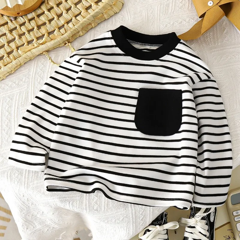 Baby Striped Long Sleeve Tees 6