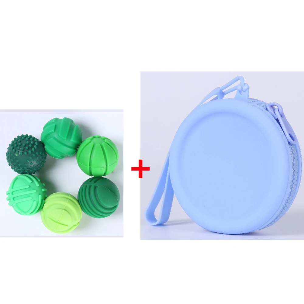 자석 공 감각 장난감 실리콘 텍스처 감각 스트레스 해소 장난감 자석 탄성 실리콘 공