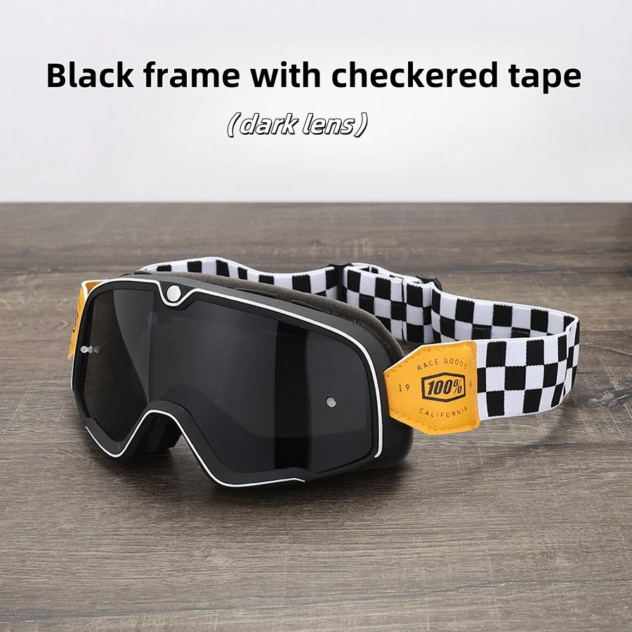 Vintage Harley Motorcycle Goggles off-road Riding Windscreen Anti-Fog Glasses Skiing Helmet Goggles Accessories for Outdoors
