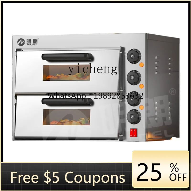 

XL Pizza Oven Pizza Oven Commercial Electric Heating Large Capacity Slate Oven Single Layer Double Layer