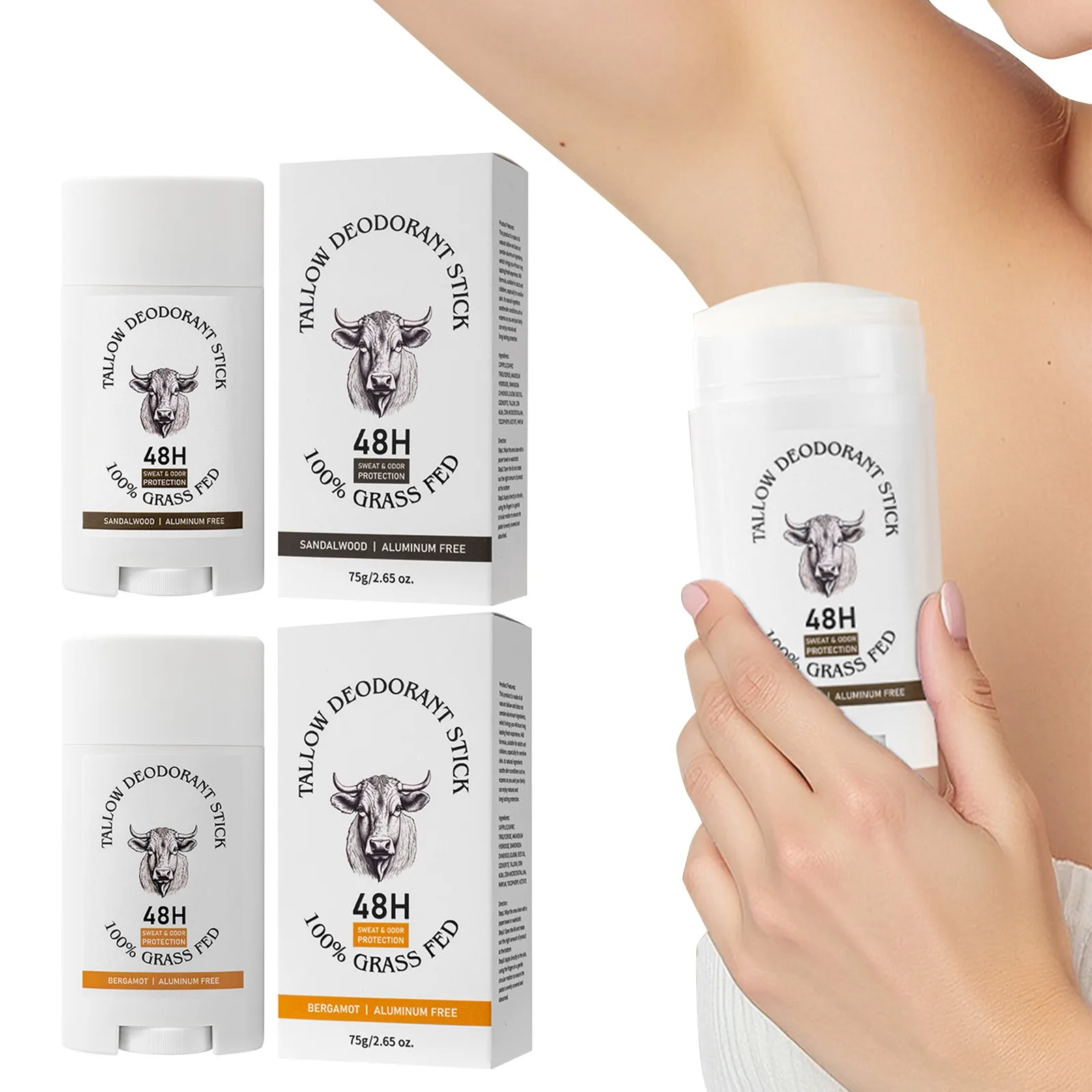 

Refreshing Mint Total Body Deodorant Solid Balm Attractant Attraction Balm Portable Compact To Refill Anytime Perfect Gift 5ml